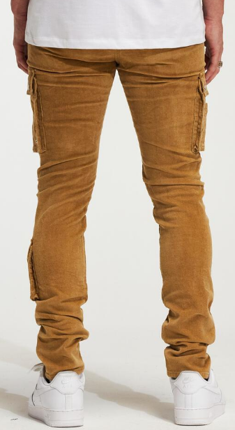 Crysp Denim Roy Corduroy Cargo Pant (CRYSP231-114)