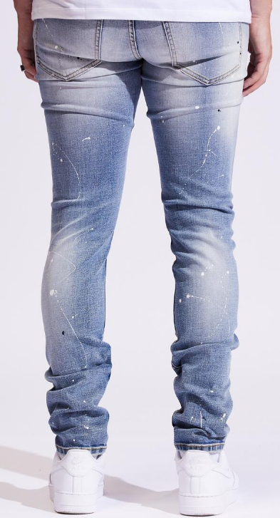 Crysp Denim Atlantic - Distressed Paint (CRYf122-110)