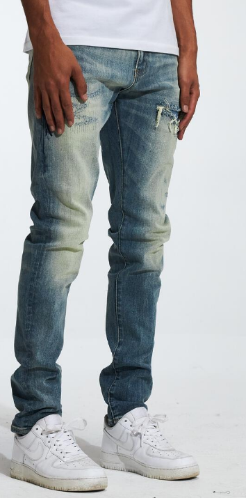 Crysp Denim Atlantic Sand Stitch (CRYF222-205)