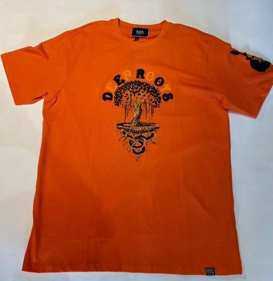 Denim City Deep Roots Tee Orange