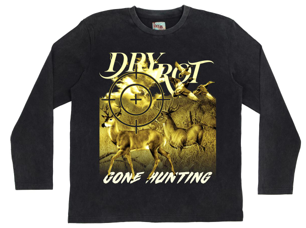 Dry Rot Gone Hunting LS Black
