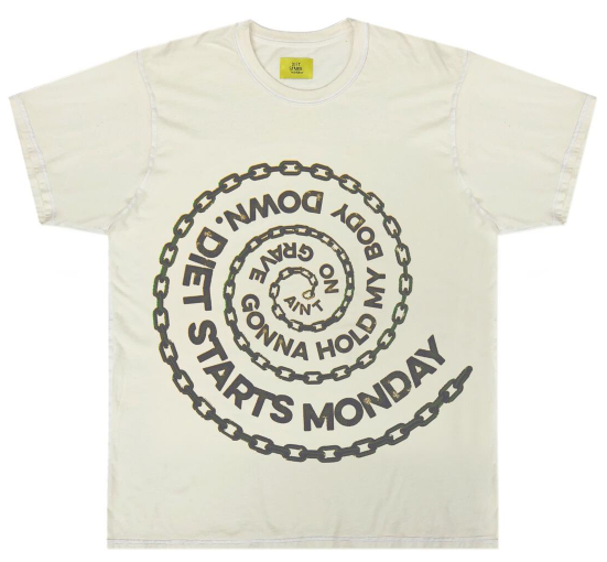 Diet Starts Monday Spiral Chain Tee