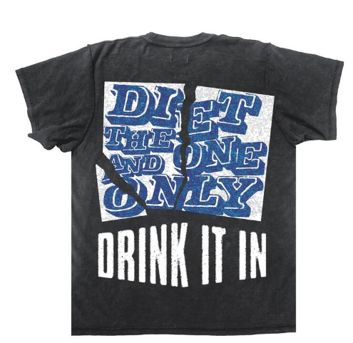 Diet Starts Monday Shred Tee Vintage Black