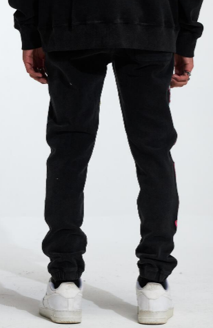 Diet Starts Monday Spell Out Sweatpants Vintage Black