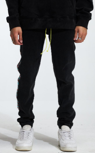 Diet Starts Monday Spell Out Sweatpants Vintage Black