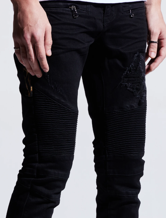 Embellish Bower Biker Denim