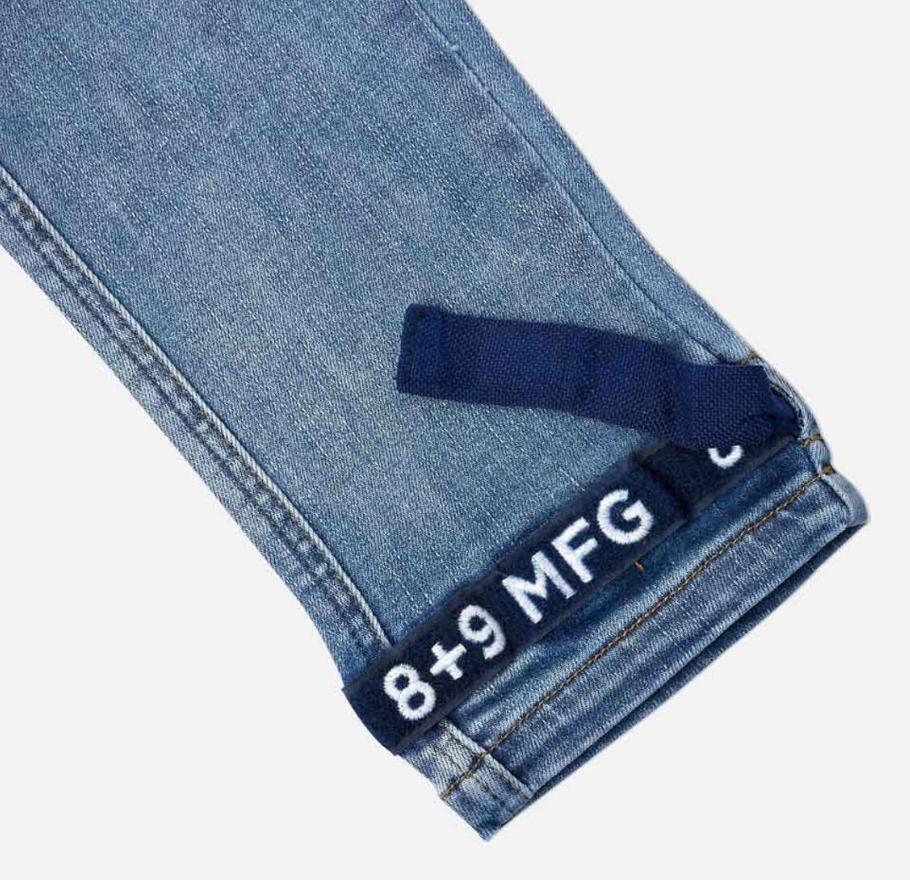 8 & 9 Clothing Strapped Up Utility Pants Navy Straps