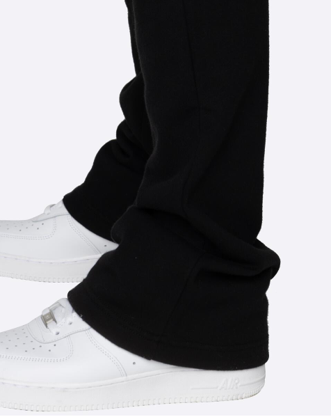 EPTM French Terry Flare Sweatpants Black