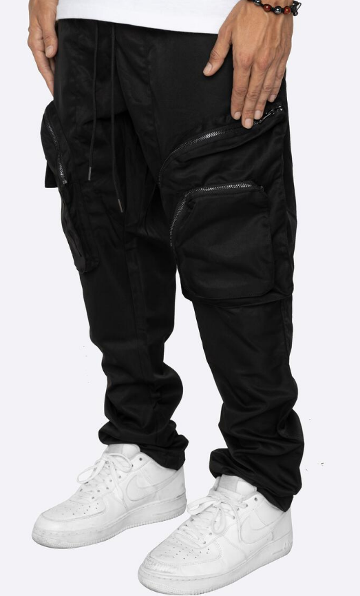 Eptm Bomber Cargo Pants Black