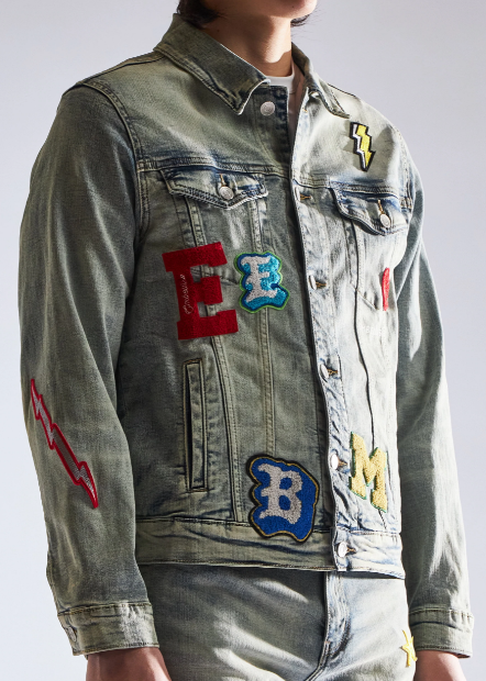 Embellish Devin Jacket Blue