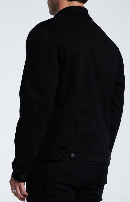 Embellish Bounty Black Denim Jacket (Reversible)