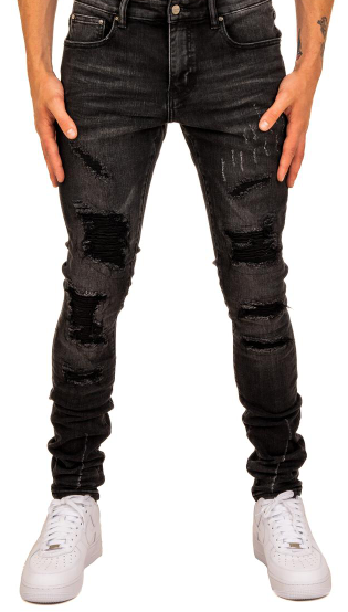 ESNTL Lab Jeans Hydro Black Grey (LAB 1002BG)