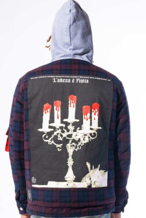 Gala Accomplice Flannel Maroon/Navy