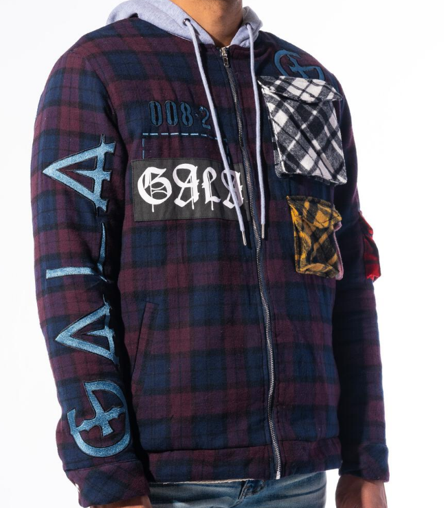Gala Accomplice Flannel Maroon/Navy