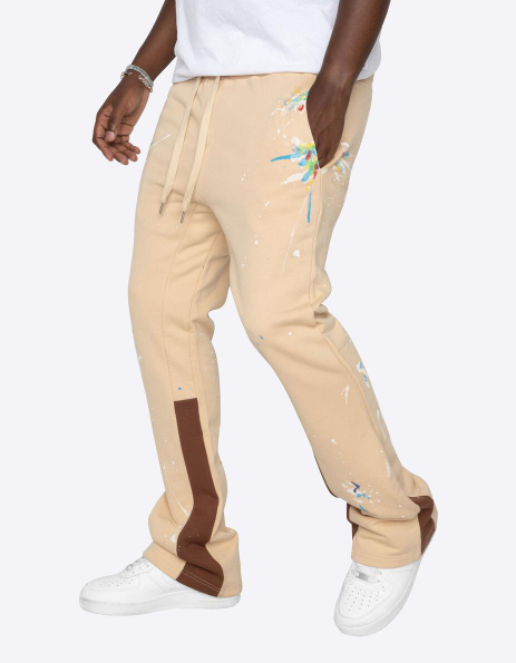 EPTM Showroom Sweatpants Stacked Khaki