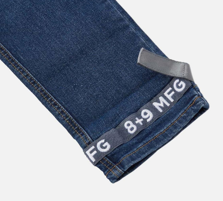 8 & 9 Clothing Strapped Up Utility Pants Dark Grey Straps