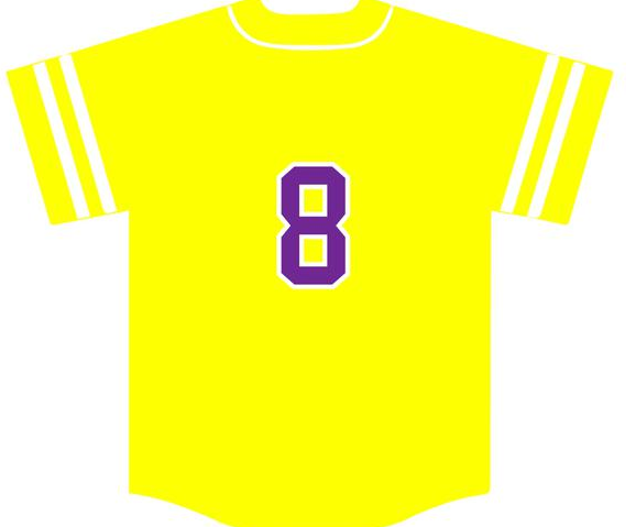 Headgear Classics Crenshaw Kobe Baseball Jersey Yellow