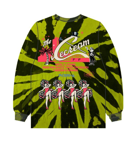 Icecream Wales LS Knit Neon Green
