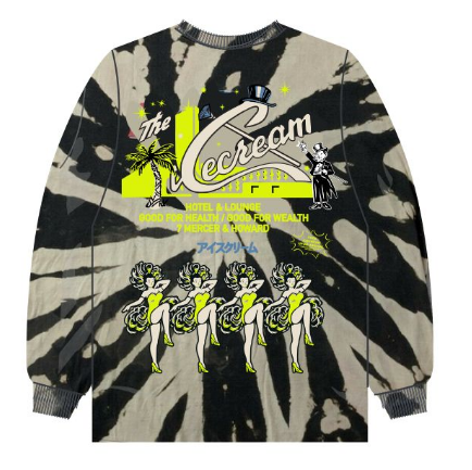 Icecream Wales LS Knit Bleached Sand