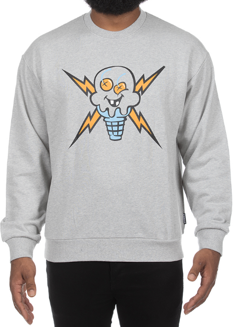 Icecream Electric Crewneck Heather Grey