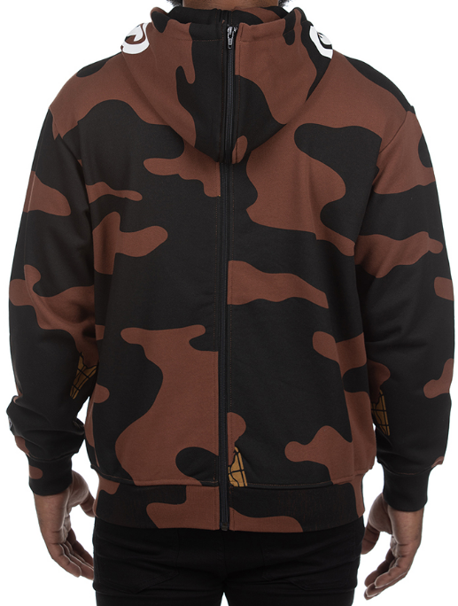 Icecream Smile Hoodie Brunette