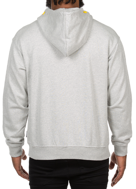 Icecream Overlap Hoodie Heather Grey