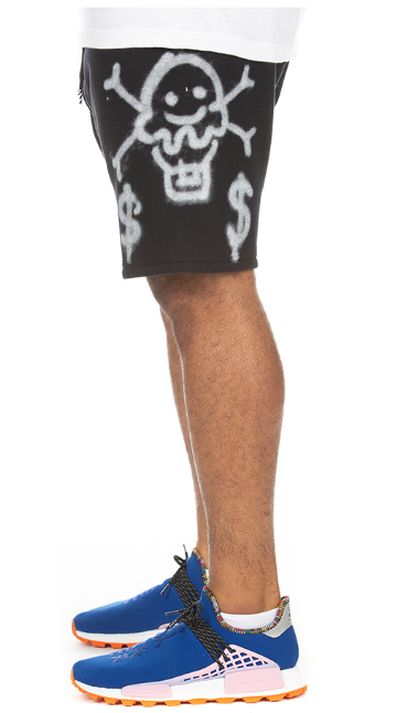 Icecream Marker Shorts Black