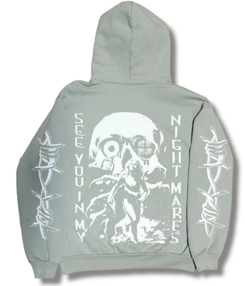 Keep Out Fake Love Nightmares Pull Over Hoodie