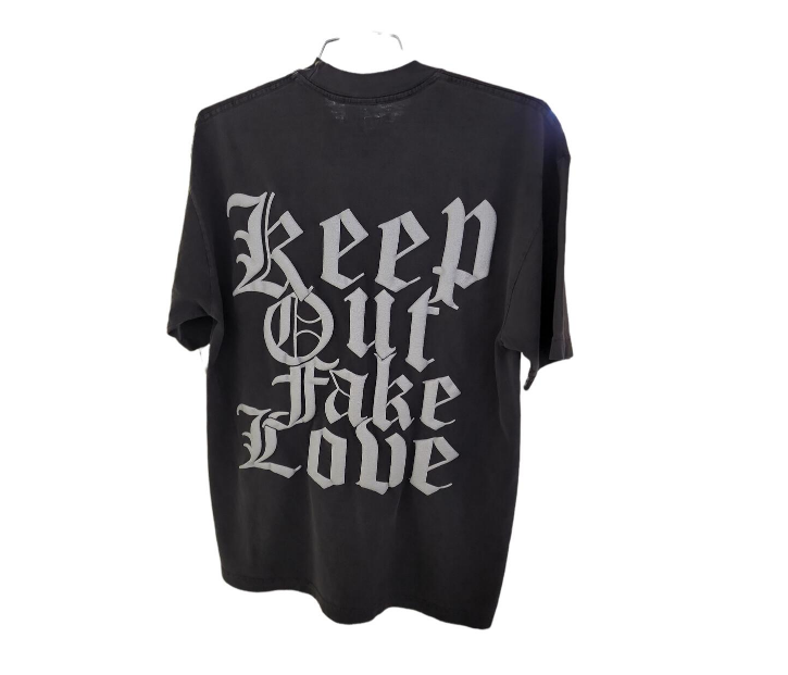 KOFL New York Over Sized Tee Ash Black