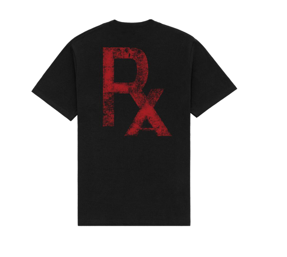 Lifted Anchors Med Tee Black