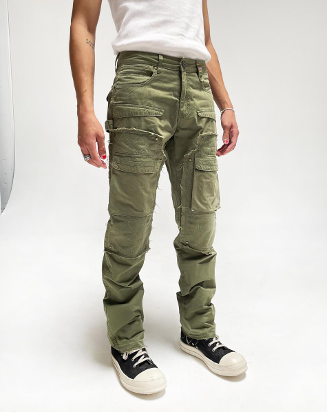 Lifted Anchors Stash Carpenter Cargos Olive