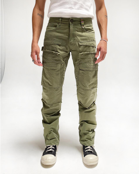 Lifted Anchors Stash Carpenter Cargos Olive