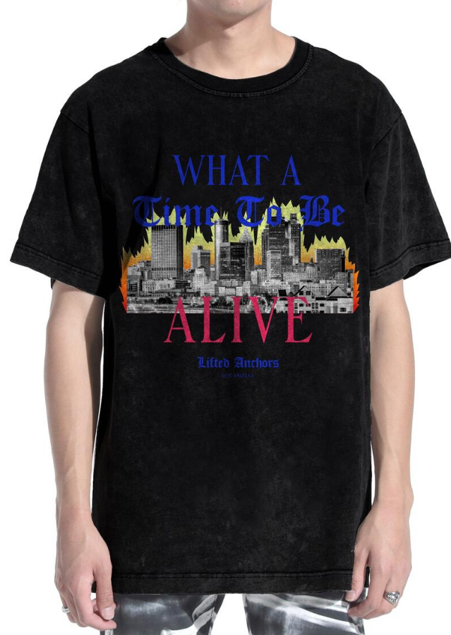 Lifted Anchors Future Tee Black