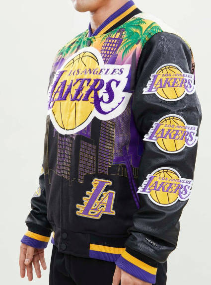 Pro Standard Los Angeles Lakers Remix Varsity Jacket
