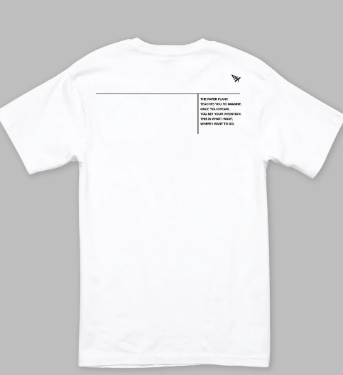 Paper Planes Elevate And Amplify Tee White