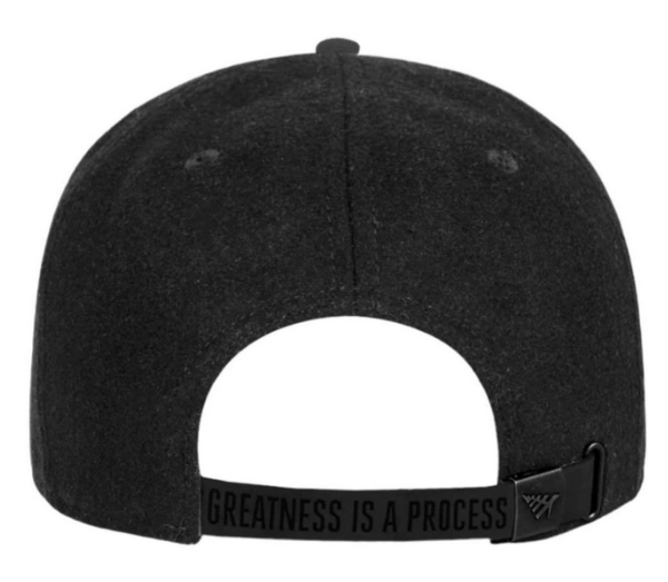 Paper Planes Original Crown In Melton Wool And Leater Strapback