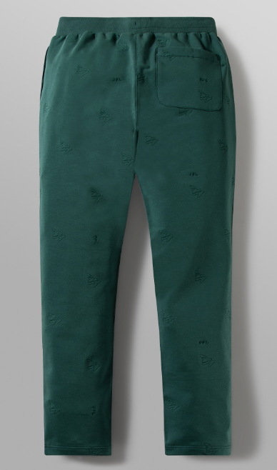 Paper Planes Stencil Slim Fit EMB Sweatpants Pinegreen