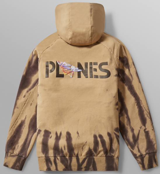 Paper Planes Path To Greatness Tie Dye Hoodie Pebble