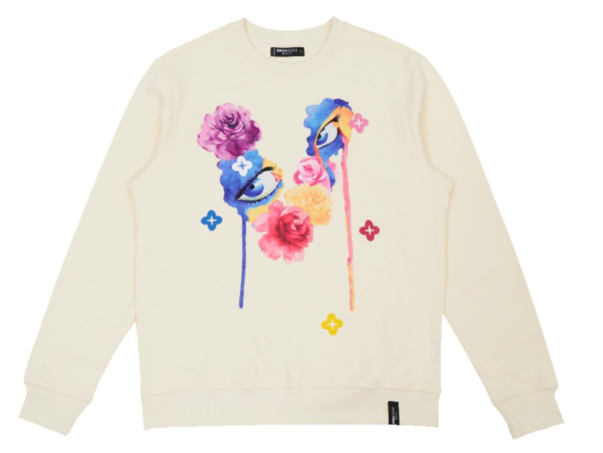 Roku Victory Eyes Crewneck Eggshell