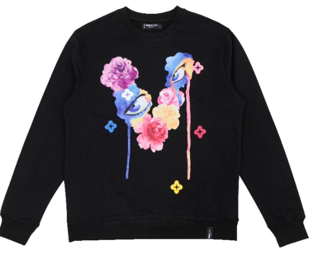 Roku Victory Eyes Crewneck Black