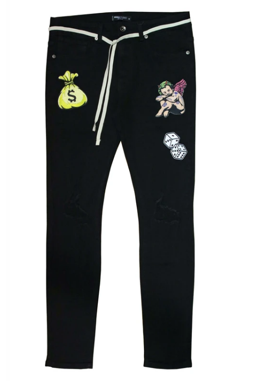 Roku Angel Money Bag Denim