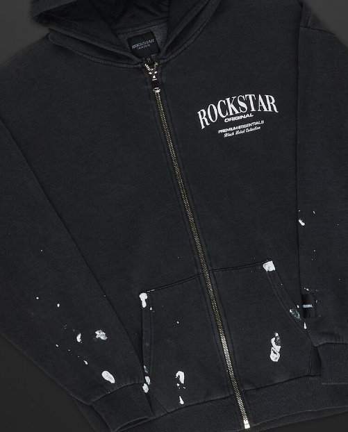 Rockstar Fletcher Grey Hoodie Track Set