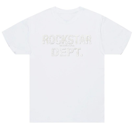Rockstar Malachai White Graphic Tee