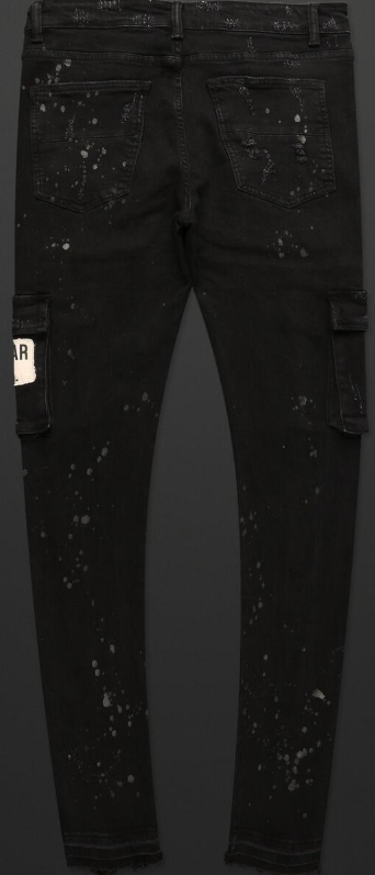 Rockstar Birch Cargo Jean Black