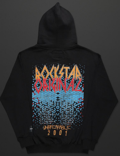 Rockstar Nophux Black Graphic Hoodie