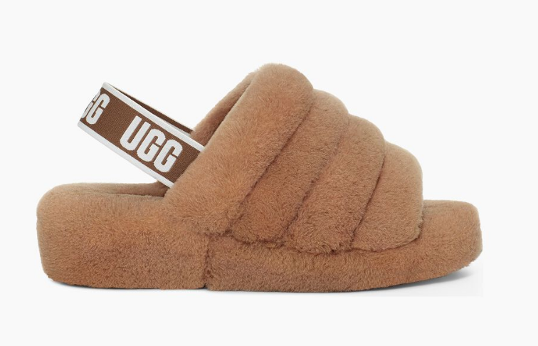Ugg Fluff Yeah Slide Sandal Womens Chestnut