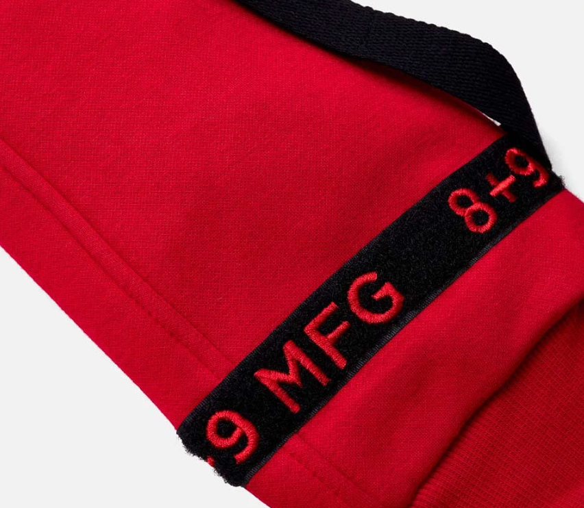 8 & 9 Strapped Up Sweatpants (Red)