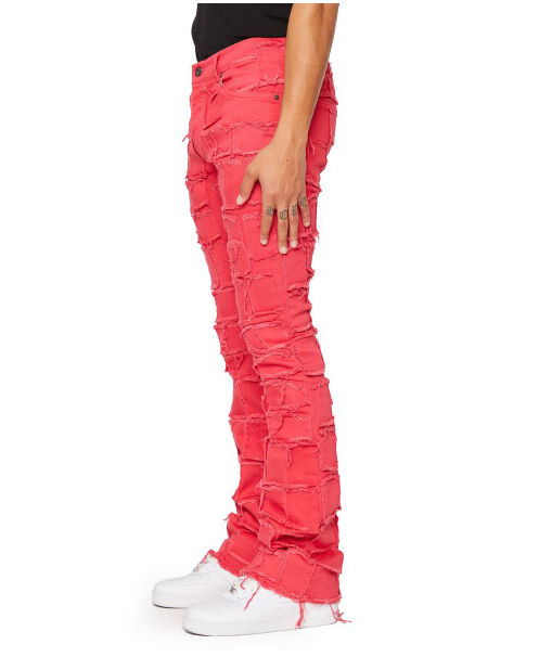 Valabasas Jeans 4444 Stacked Red