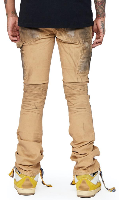 Valabasas Hossam Denim Stacked Dirty Khaki
