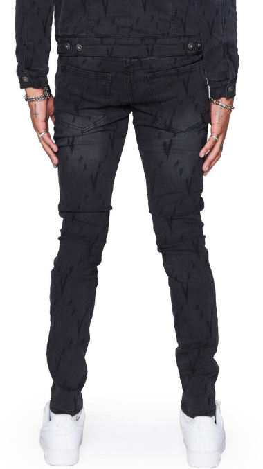 Valabasas V Love Skinny Black Washed